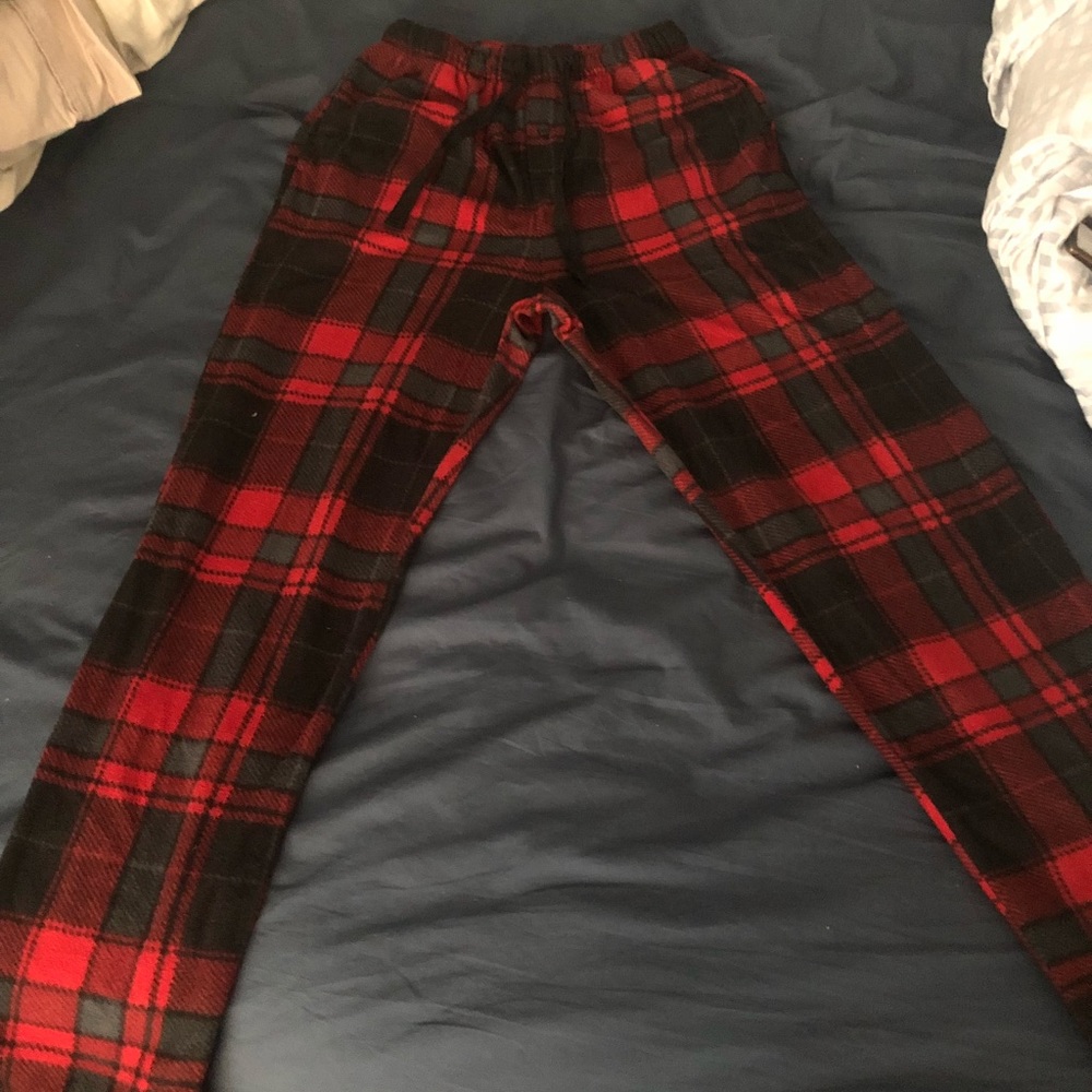 Red Checkered Pajamas- Size Medium